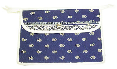 Provence pattern Cosmetics Bag (Marat d'Avignon / Avignon. navy - Click Image to Close